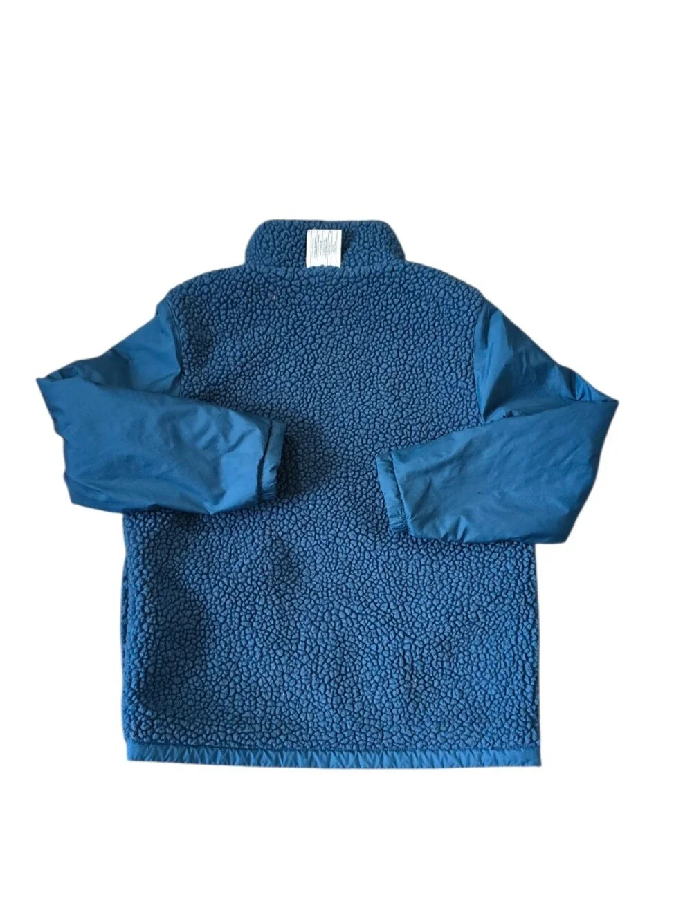 Patagonia Youth Teal Blue Lightweight Zip-Up Jacket Reversible Size L (12)